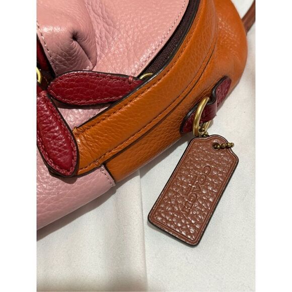 Coach charter 18 color block Backpack minibag shoulder - Picture 13 of 13